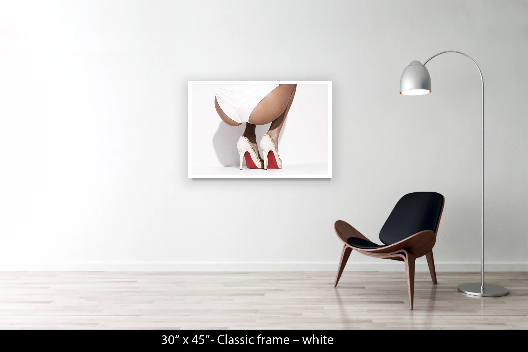 30"x45" | Classic Frame White