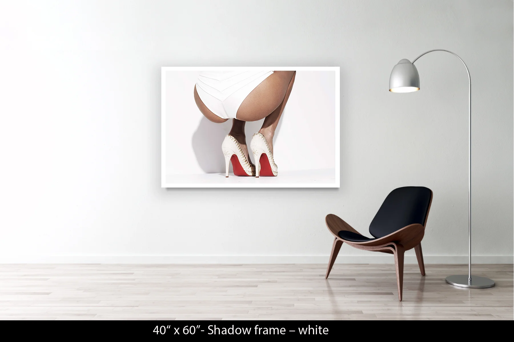 40"x60" | Shadow Frame White