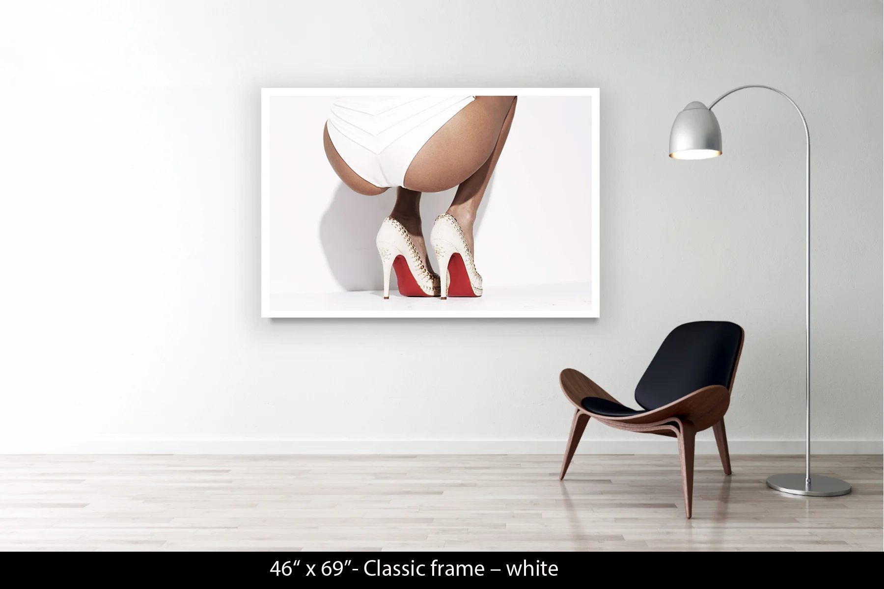 46"x69" | Classic Frame White