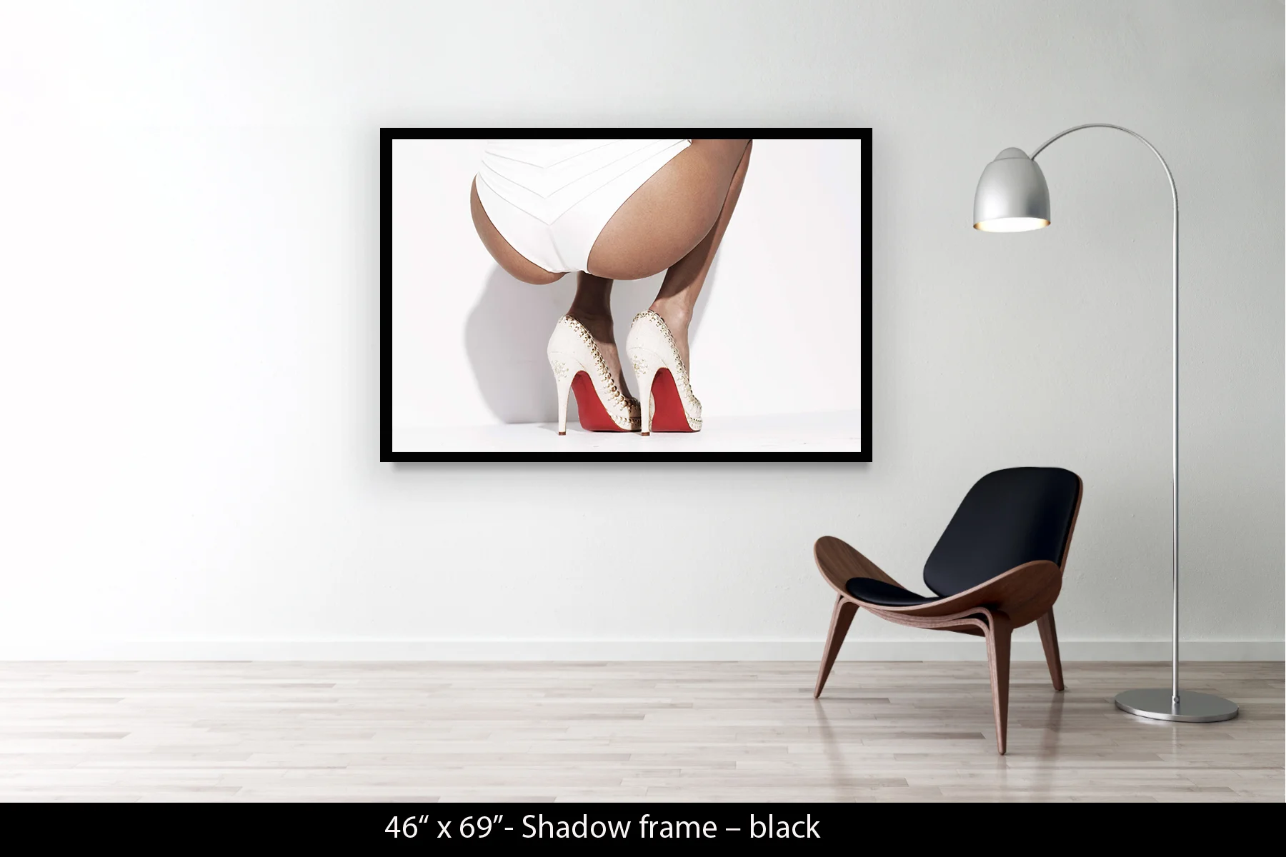 46"x69" | Shadow Frame Black