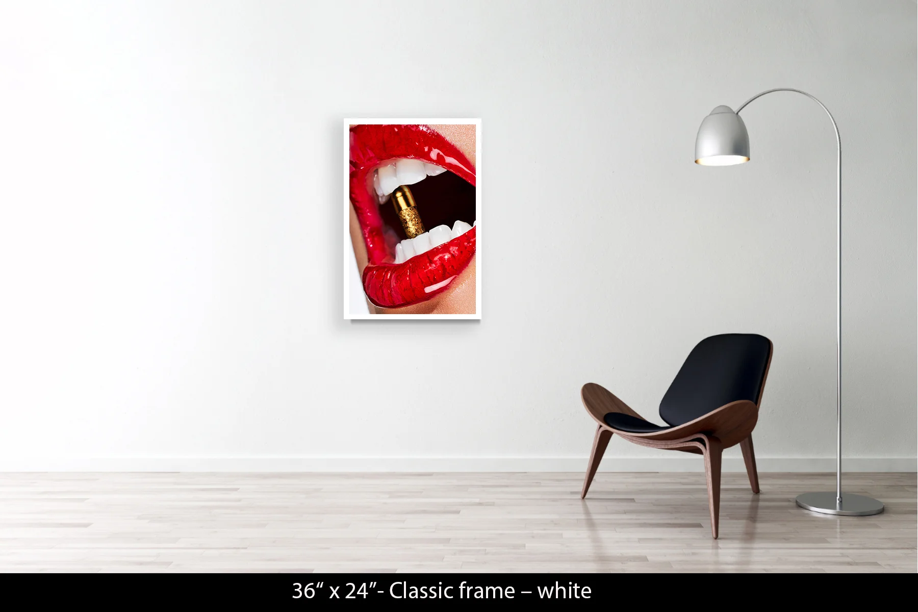 36"x24" | Classic Frame White