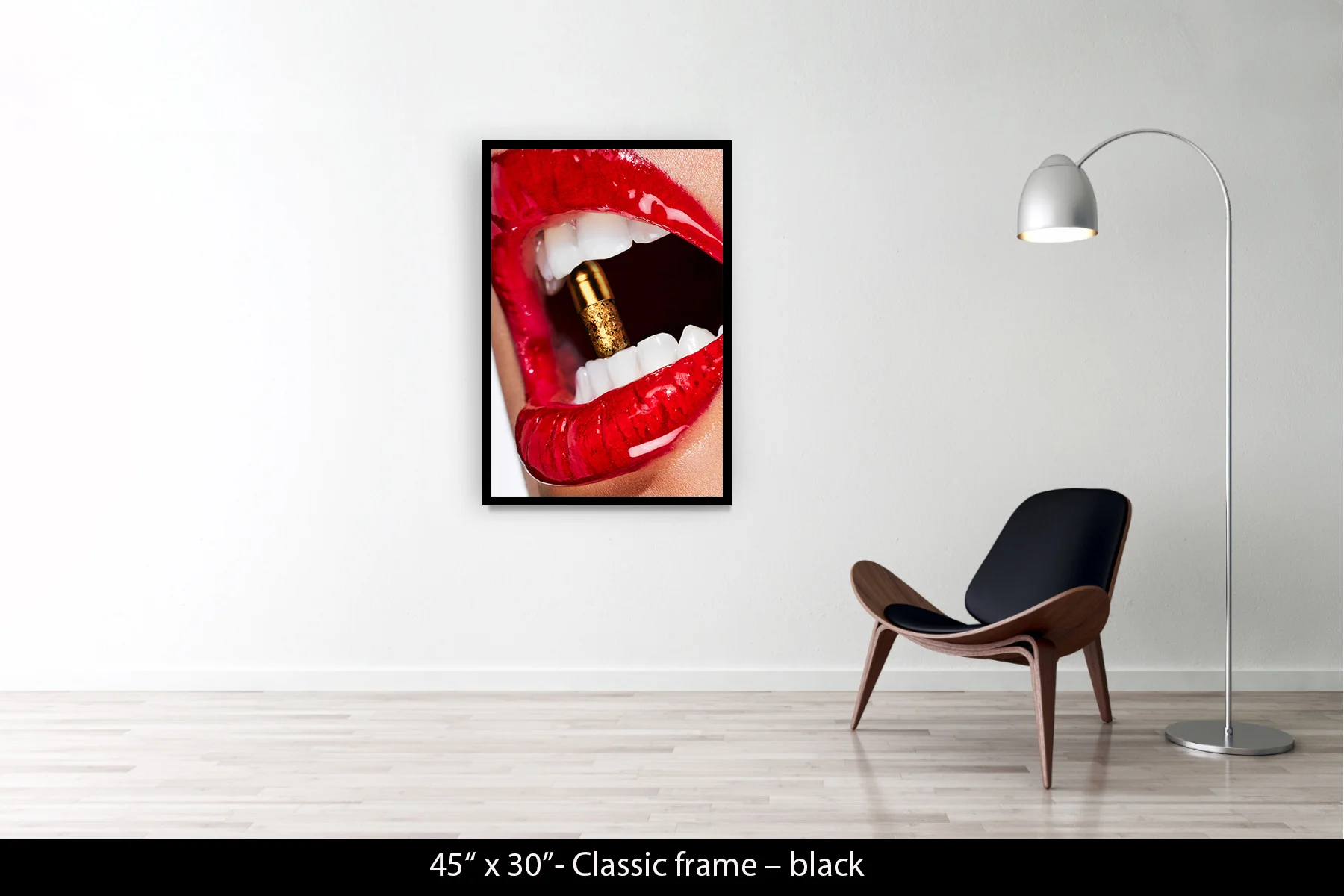 45"x30" | Classic Frame Black