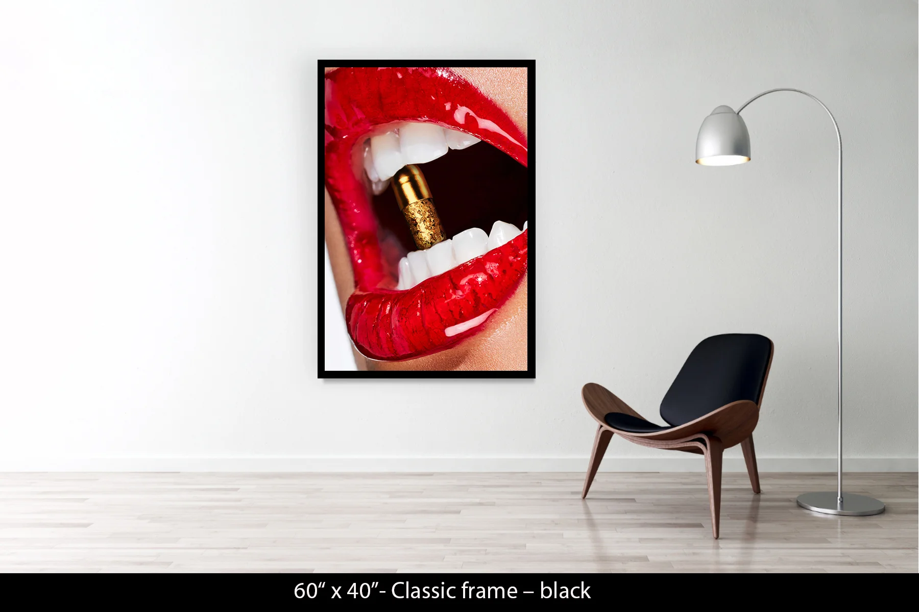 60"x40" | Classic Frame Black