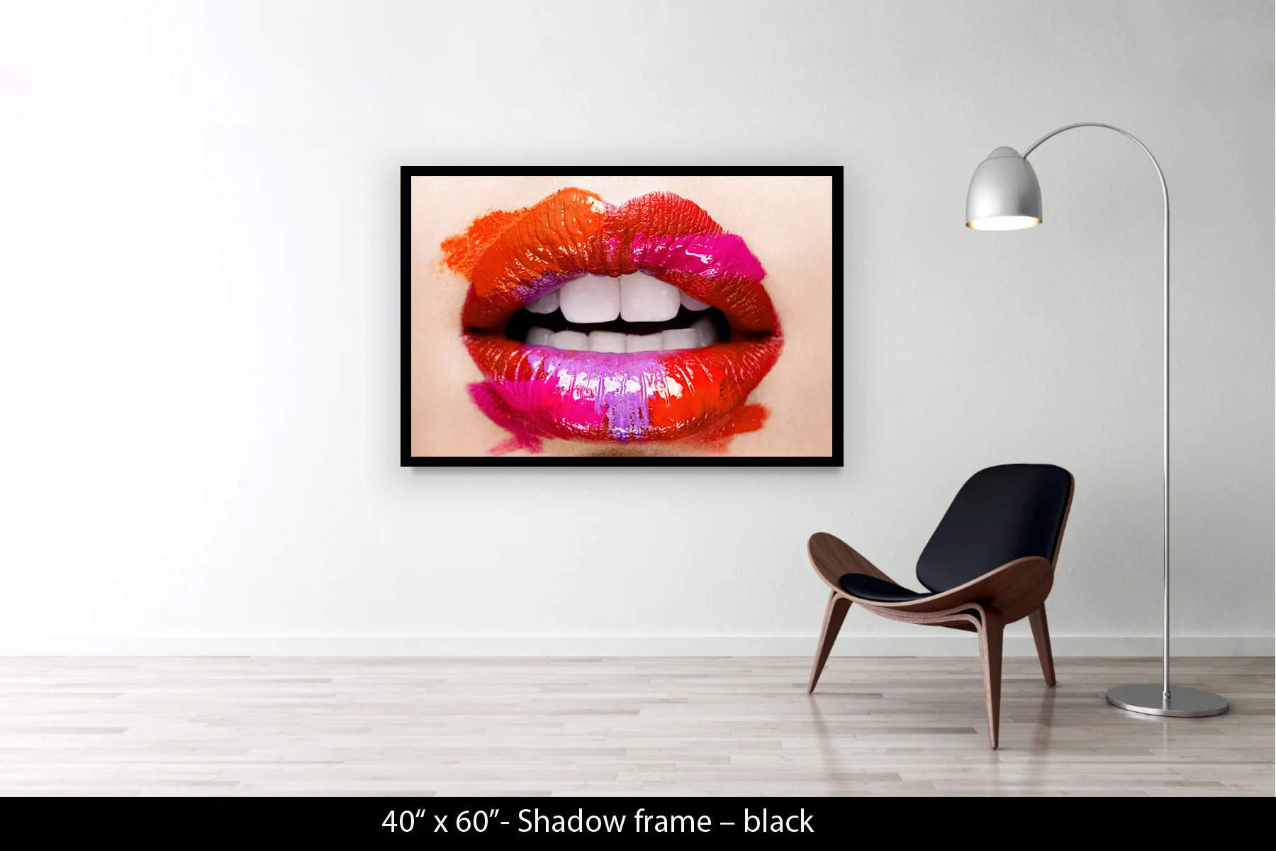 40"x60" | Shadow Frame Black
