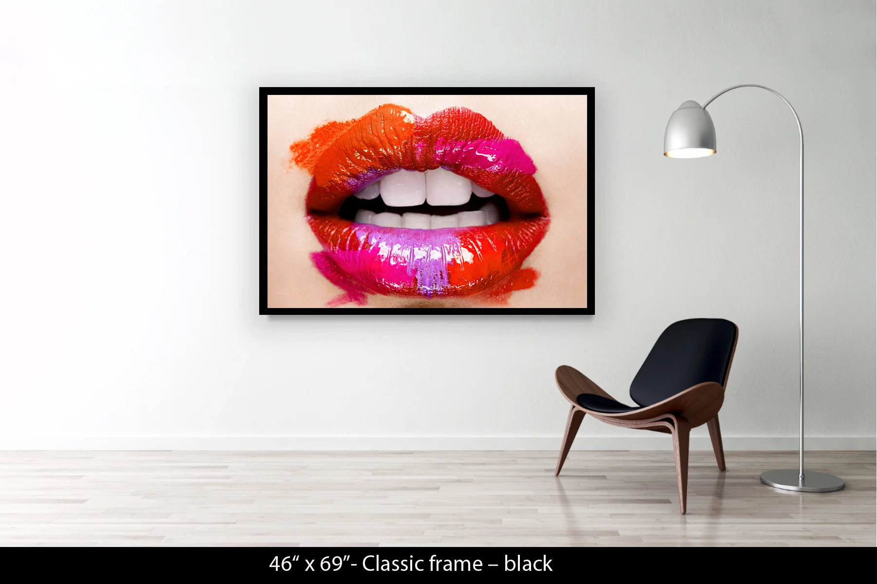 46"x69" | Classic Frame Black