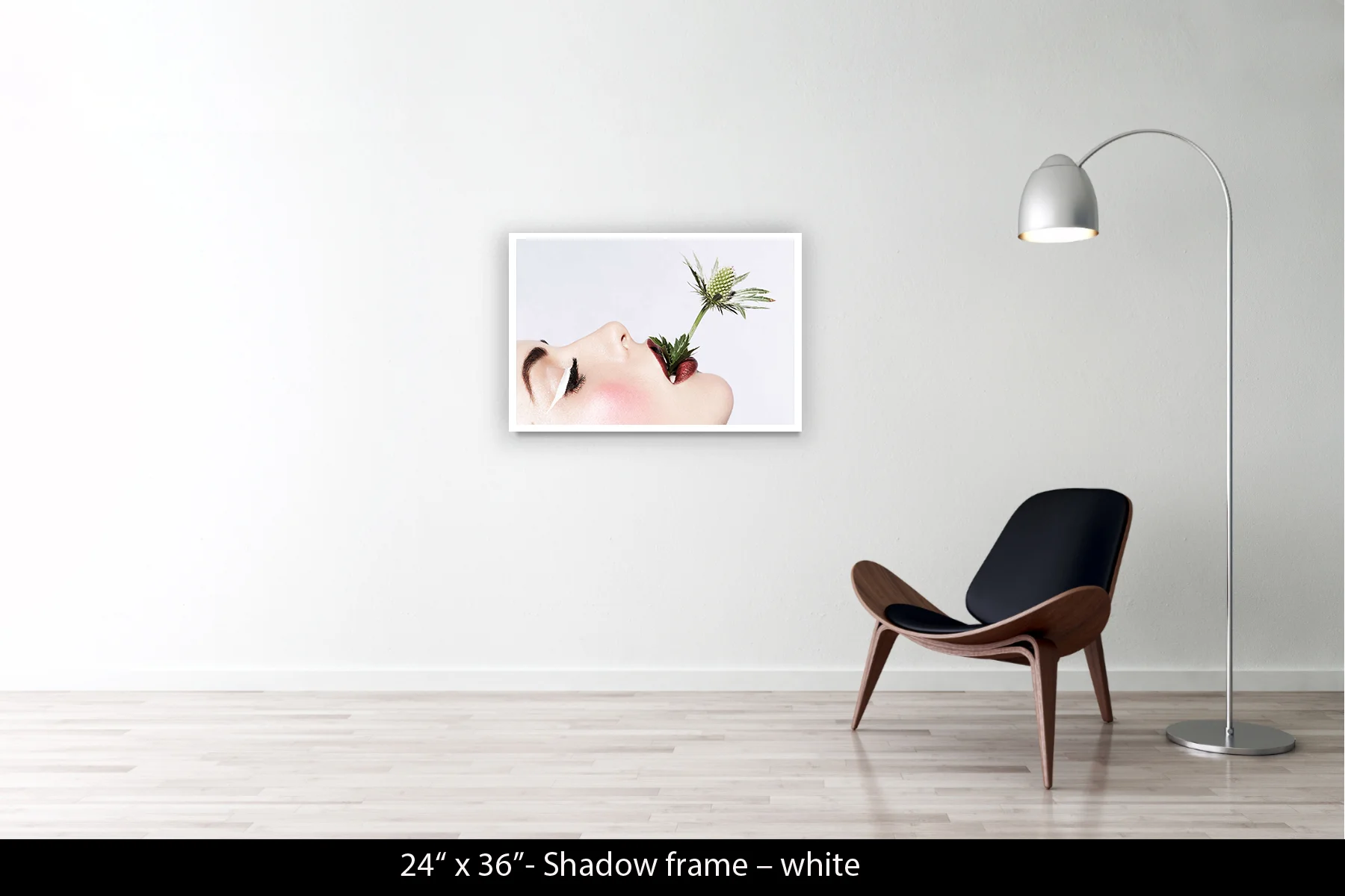 24"x36" | Shadow Frame White