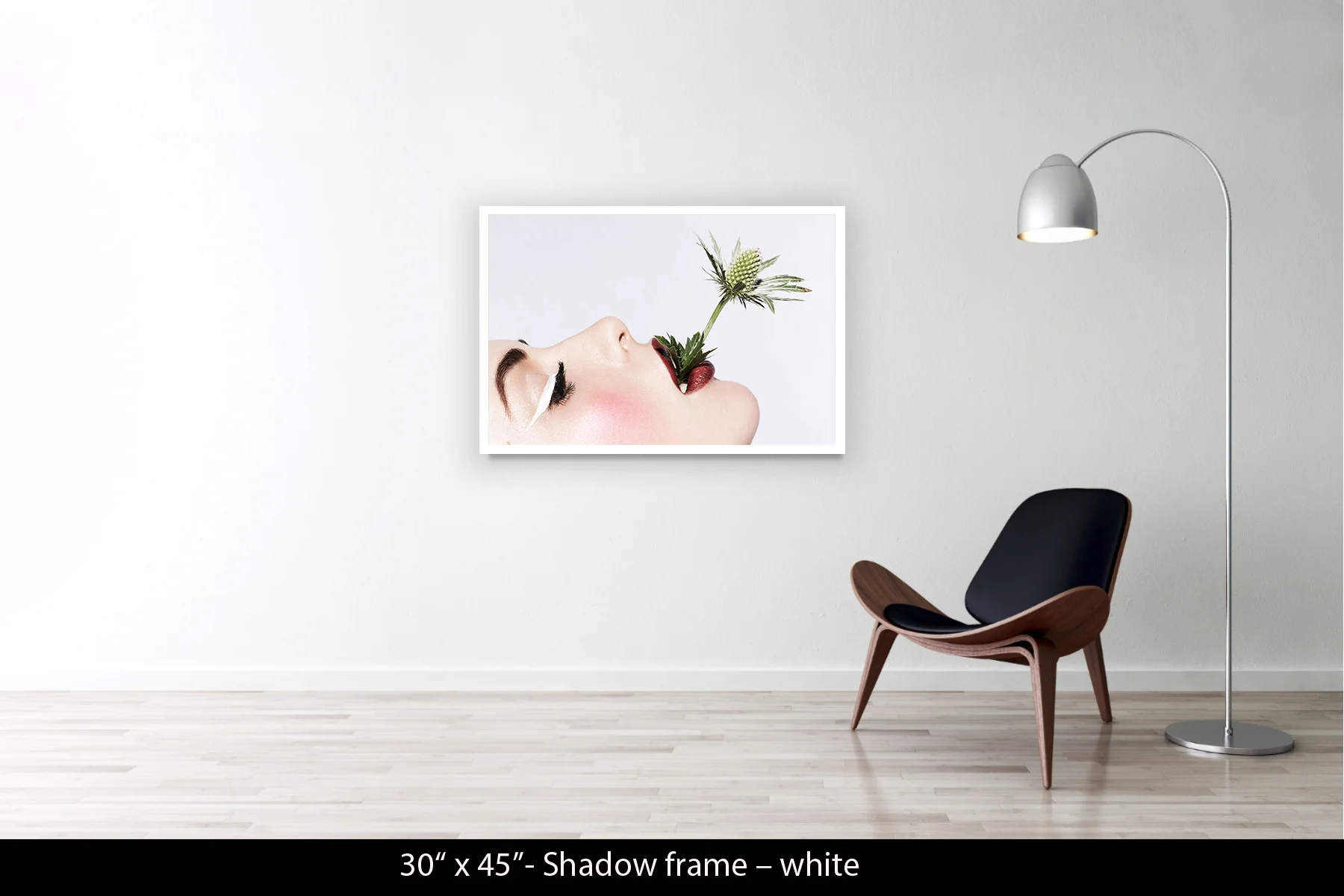30"x45" | Shadow Frame White