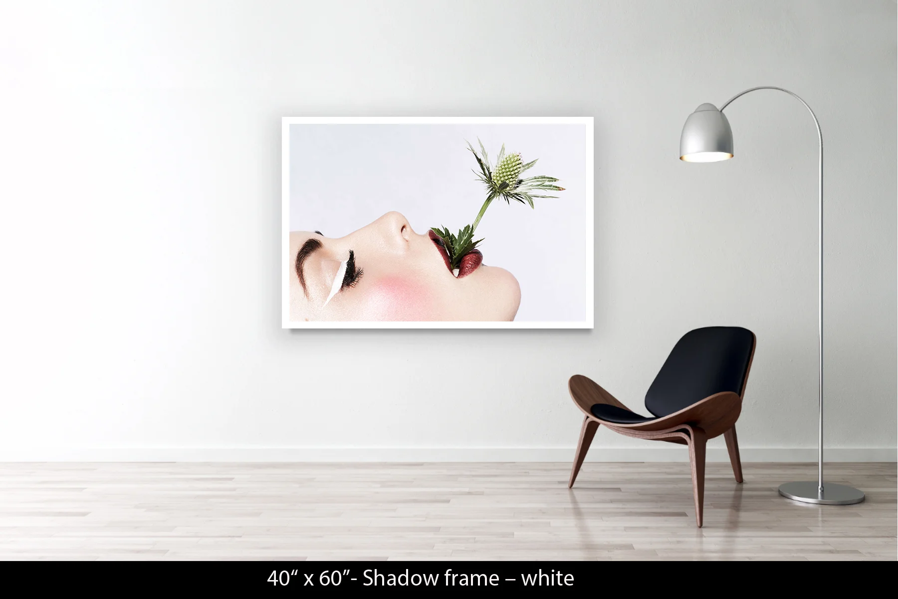 40"x60" | Shadow Frame White