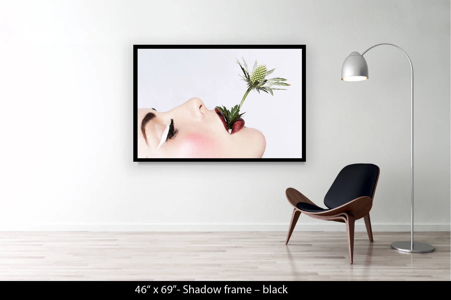 46"x69" | Shadow Frame Black