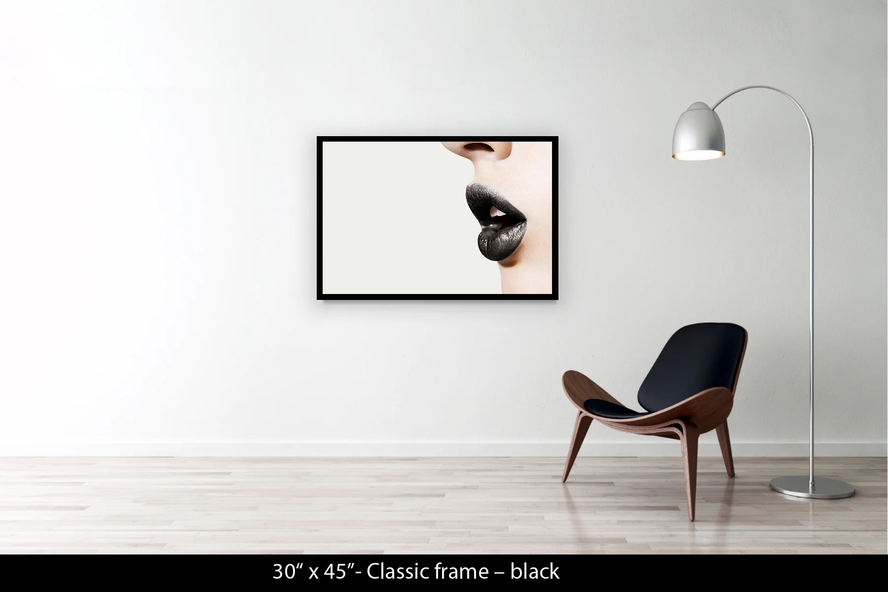 30"x45" | Classic Frame Black