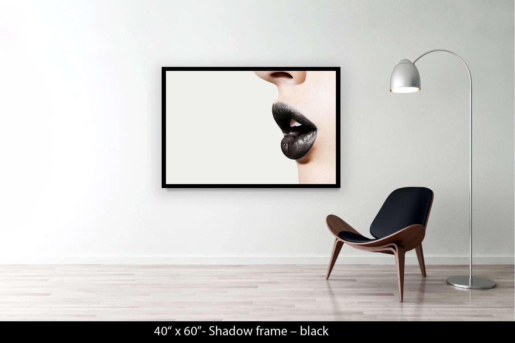40"x60" | Shadow Frame Black