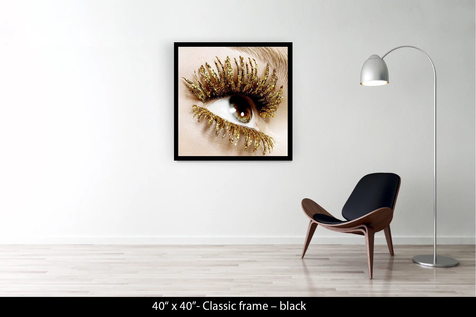 40"x40" | Classic Frame Black