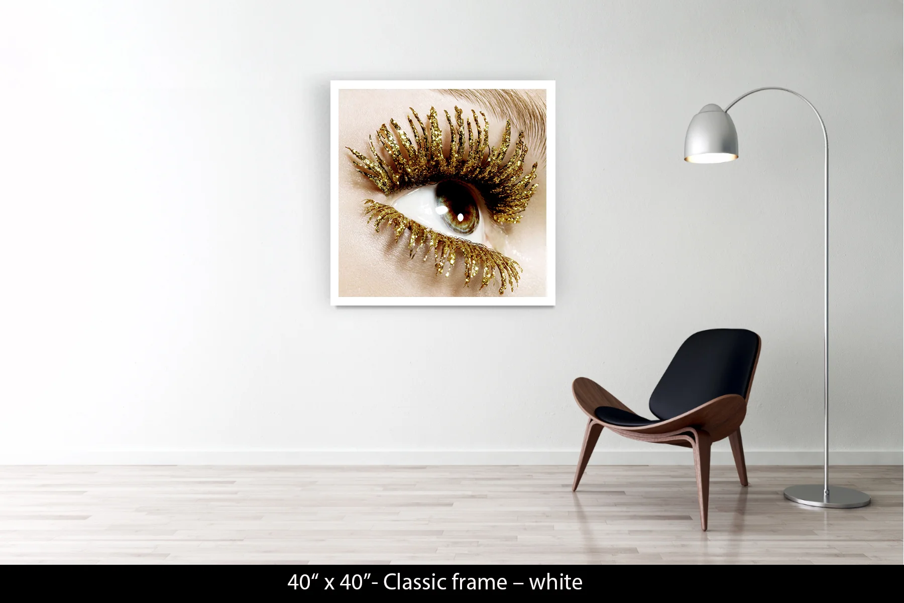 40"x40" | Classic Frame White