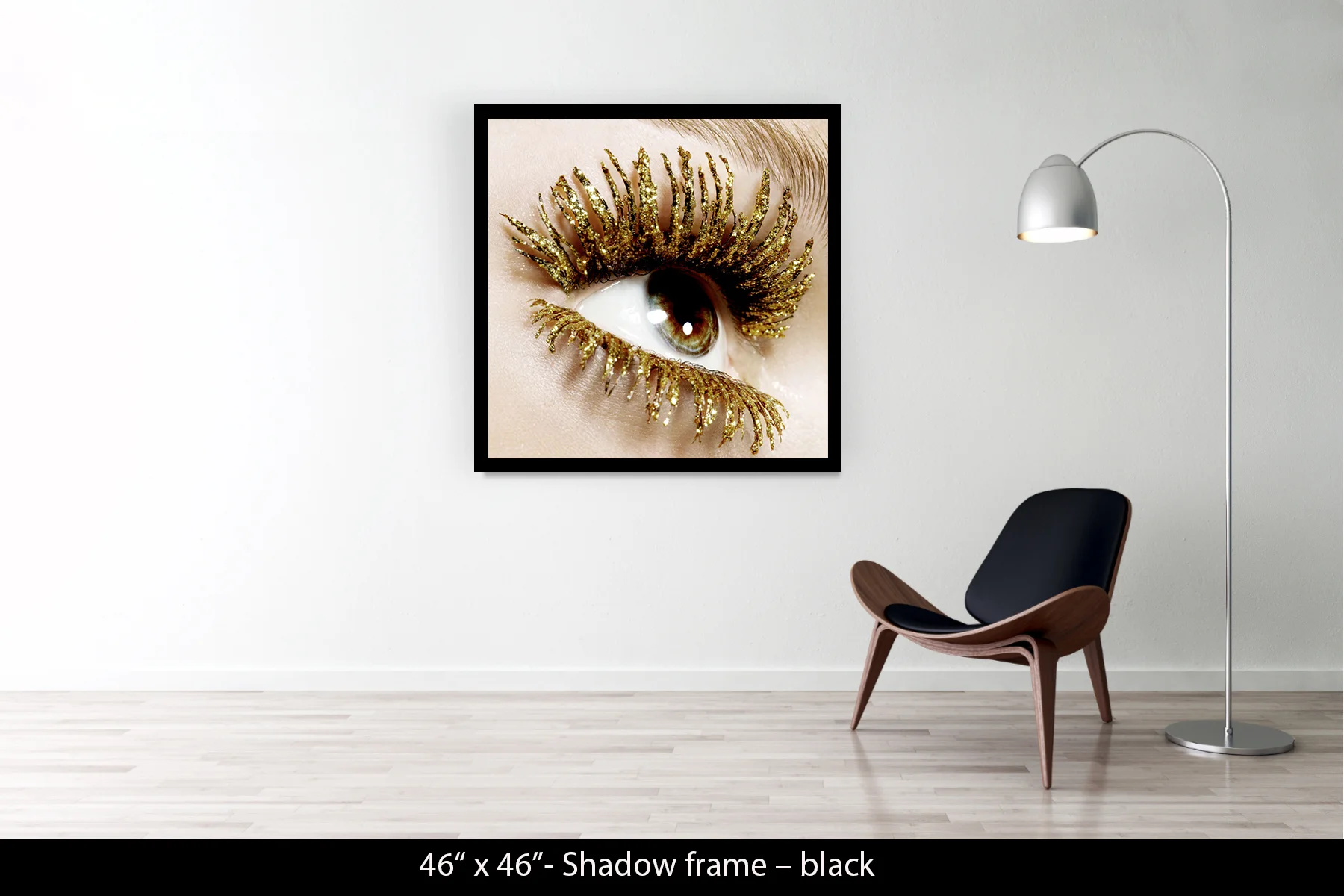 46"x46" | Shadow Frame Black