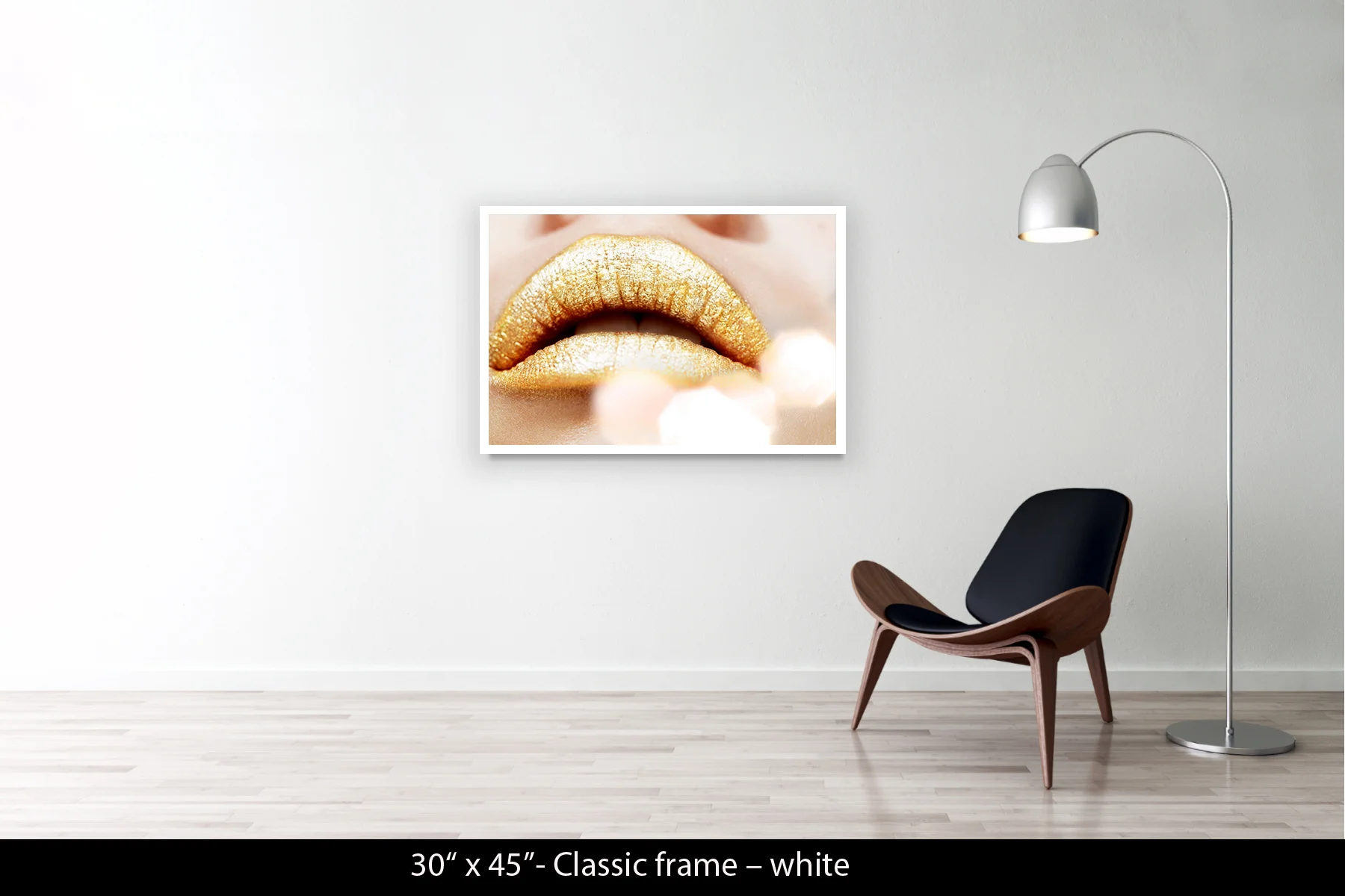 30"x45" | Classic Frame White