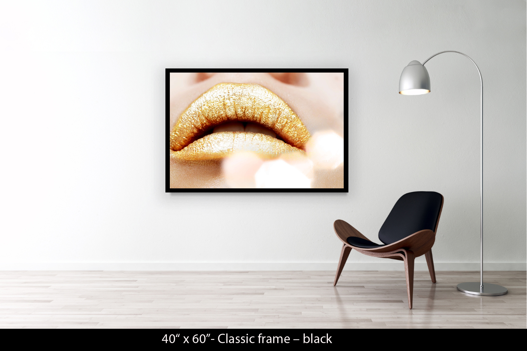 40"x60" | Classic Frame Black