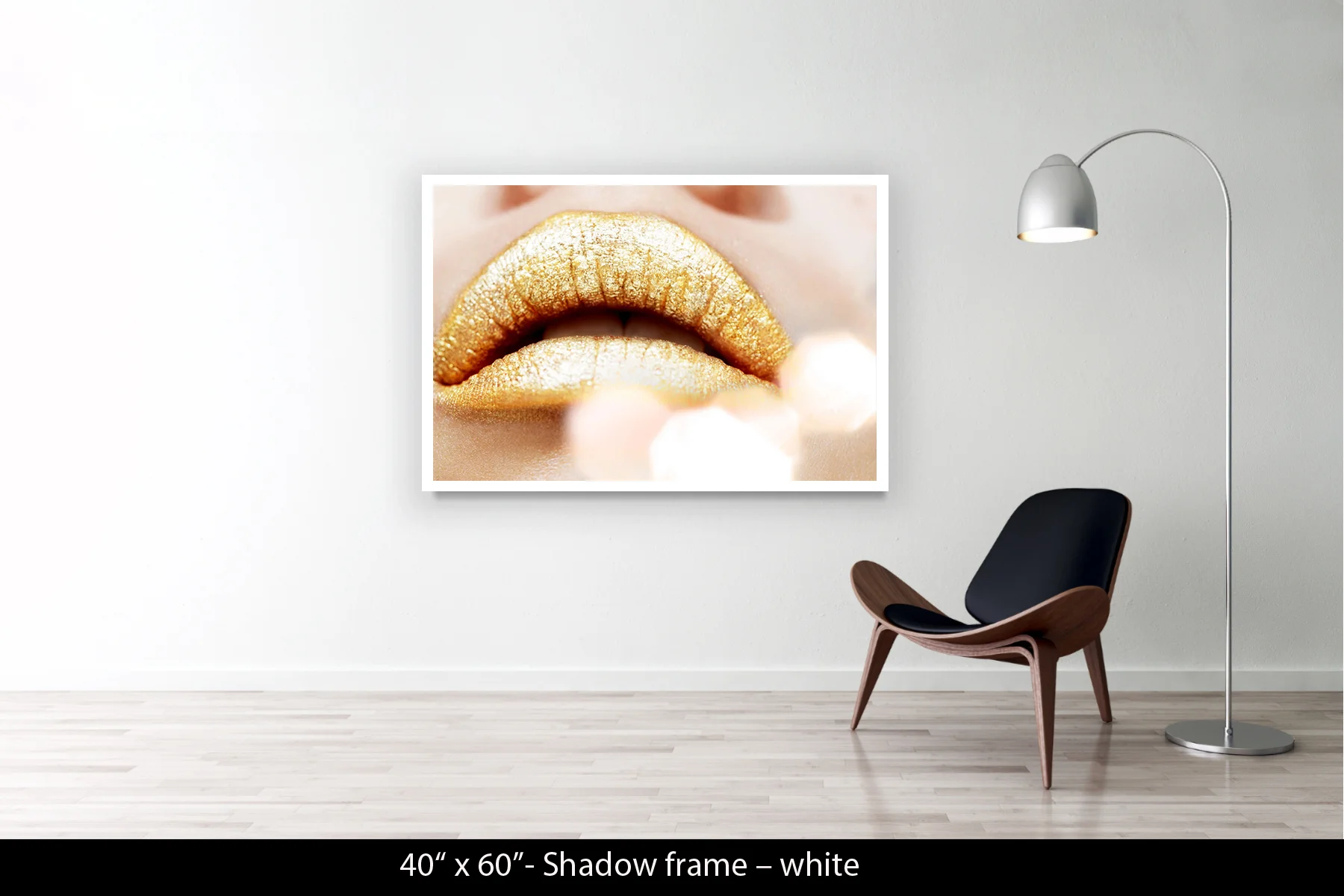 40"x60" | Shadow Frame White