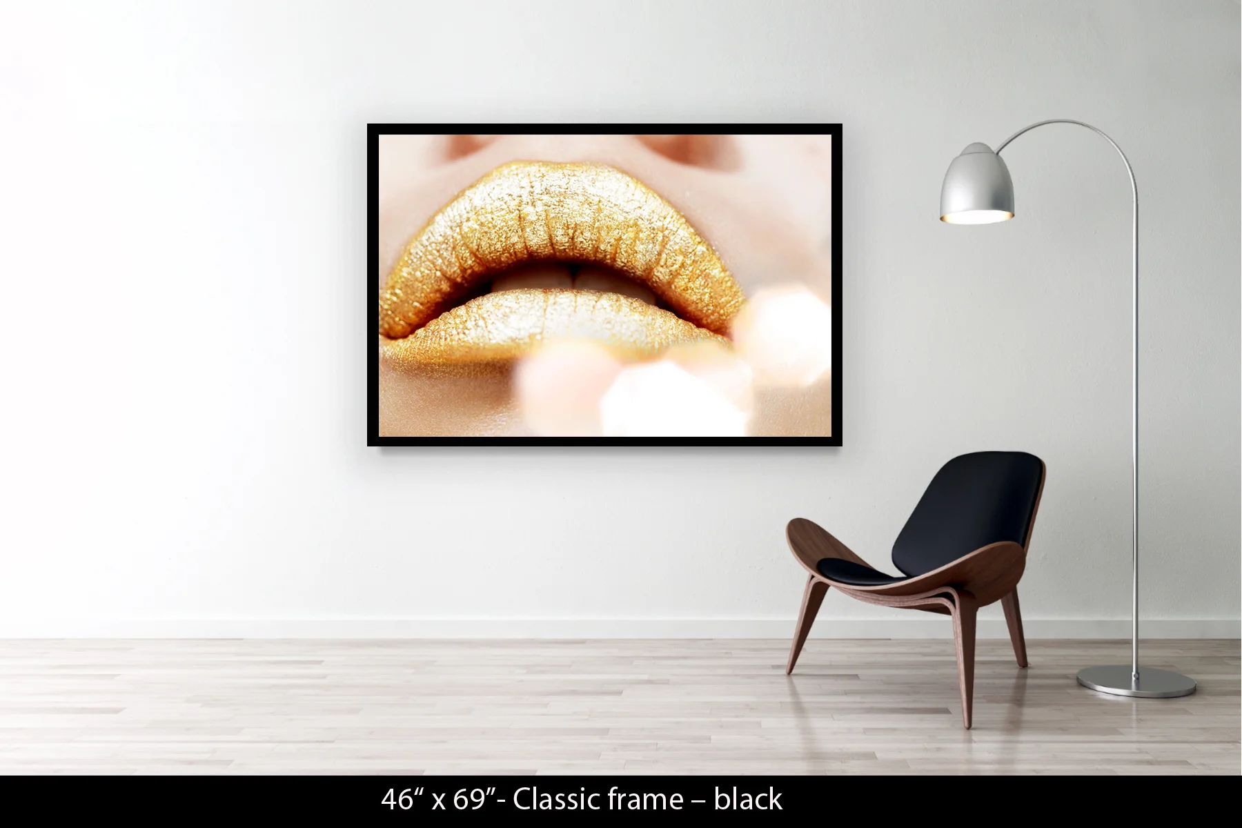 46"x69" | Classic Frame Black