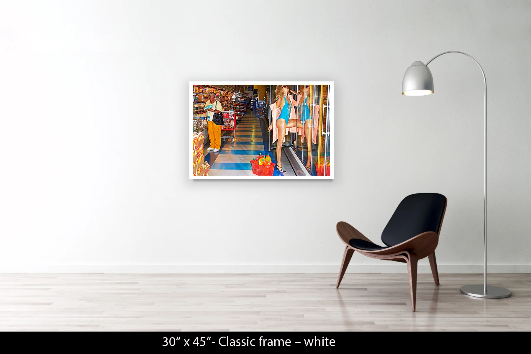30"x45" | Classic Frame White