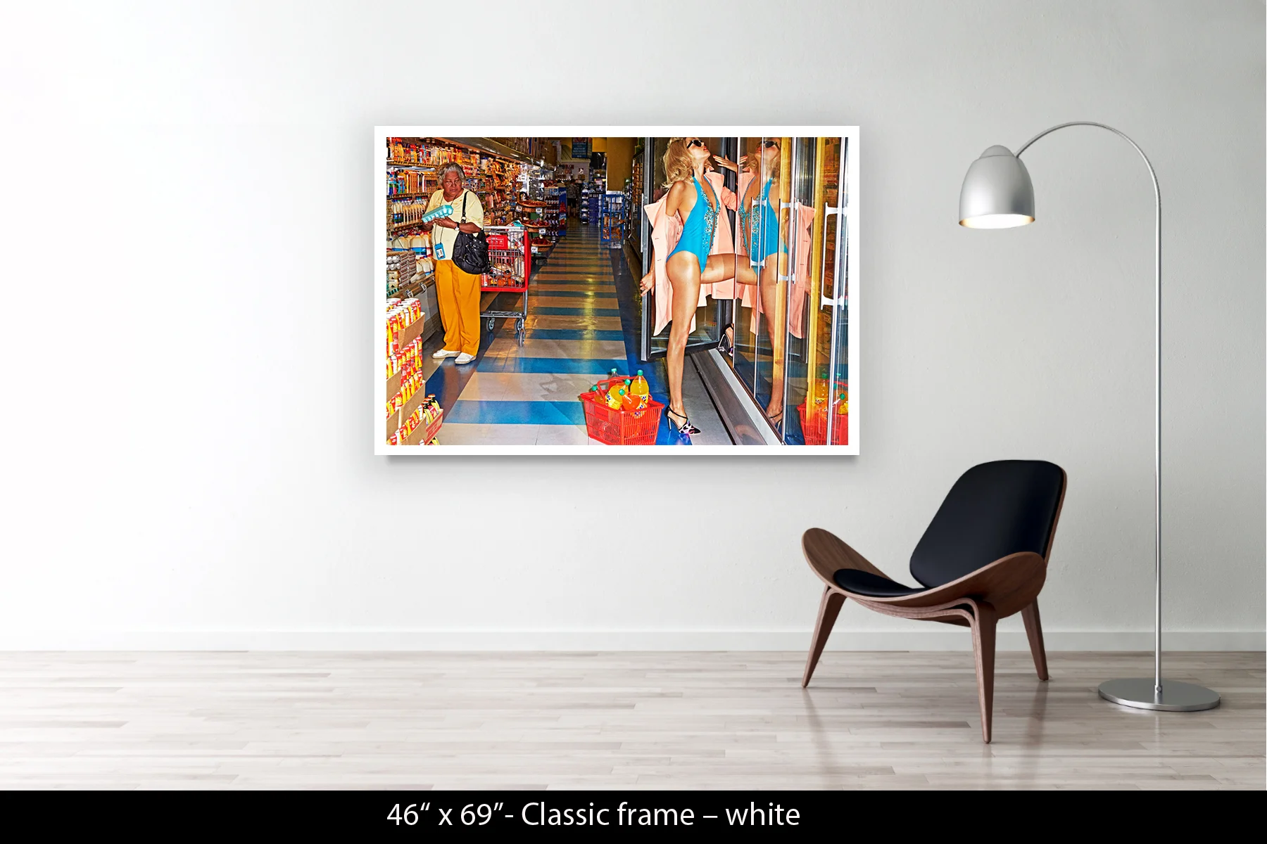46"x69" | Classic Frame White