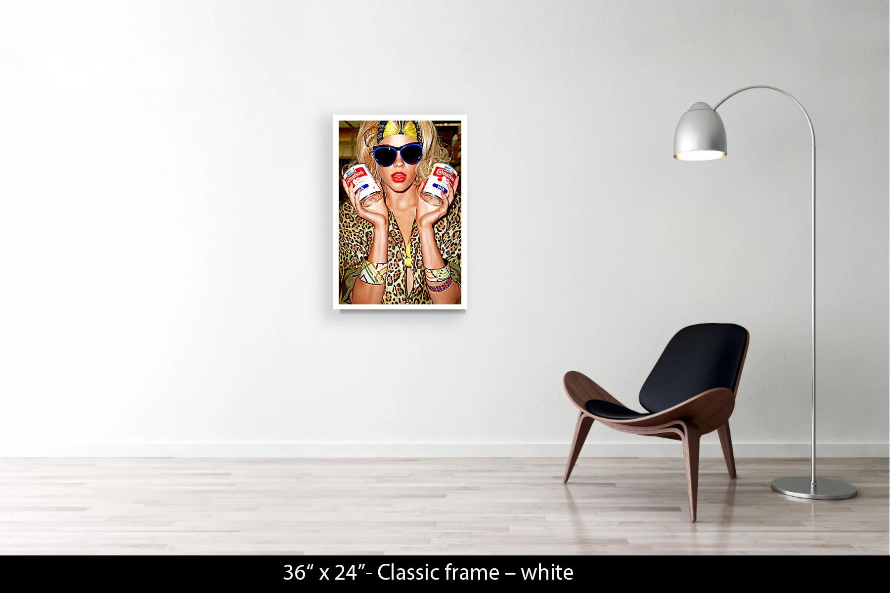 36"x24" | Classic Frame White
