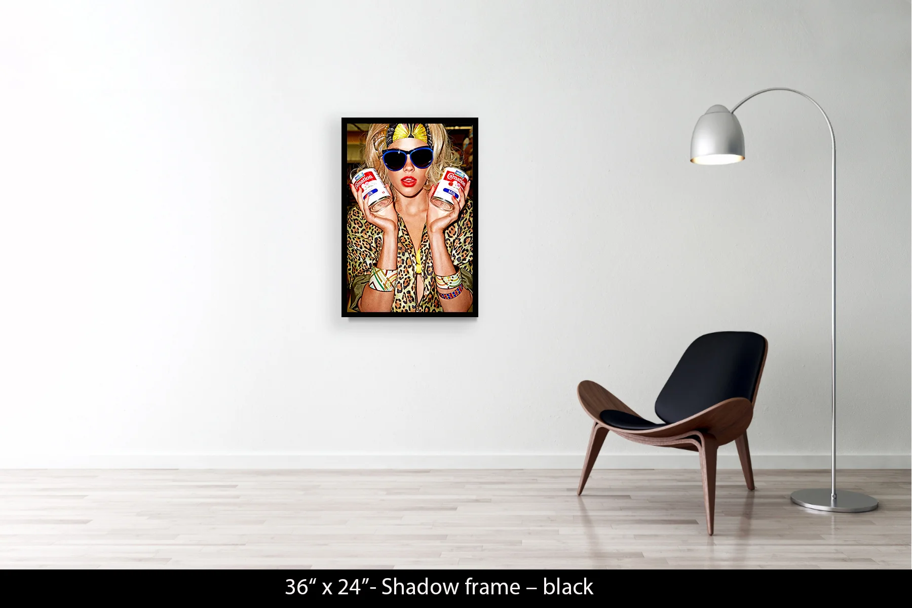 36"x24" | Shadow Frame Black
