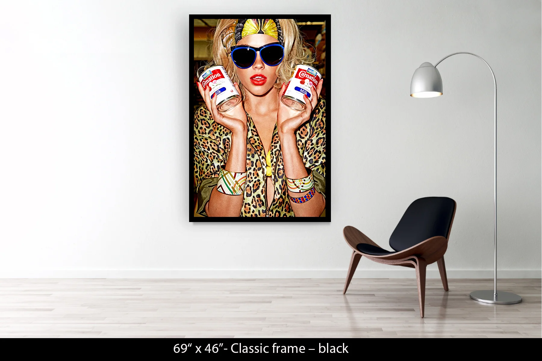 69"x46" | Classic Frame Black