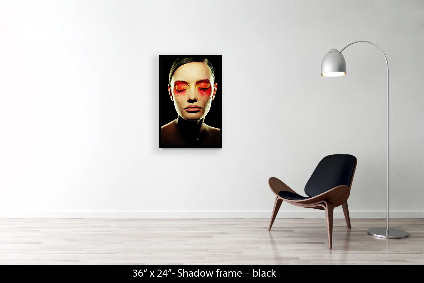 36"x24" | Shadow Frame Black