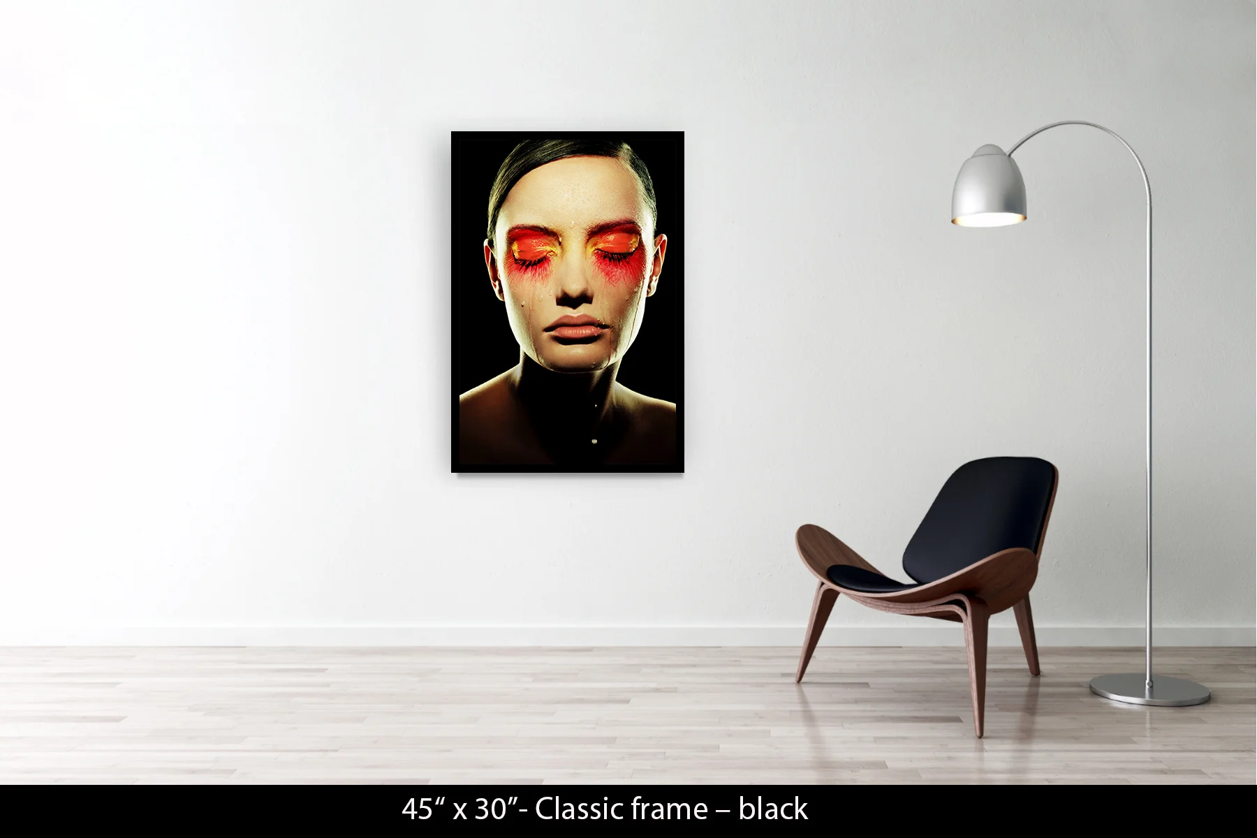 45"x30" | Classic Frame Black