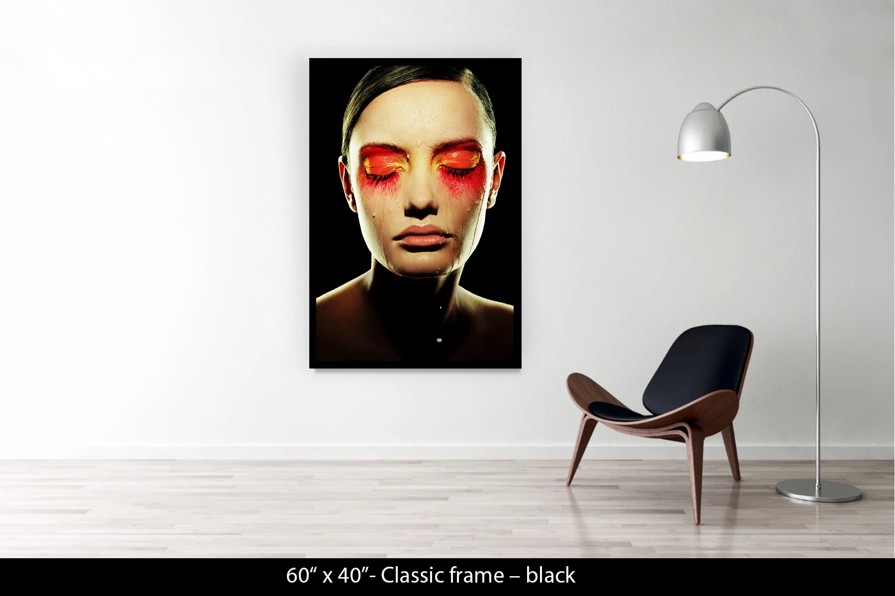 60"x40" | Classic Frame Black