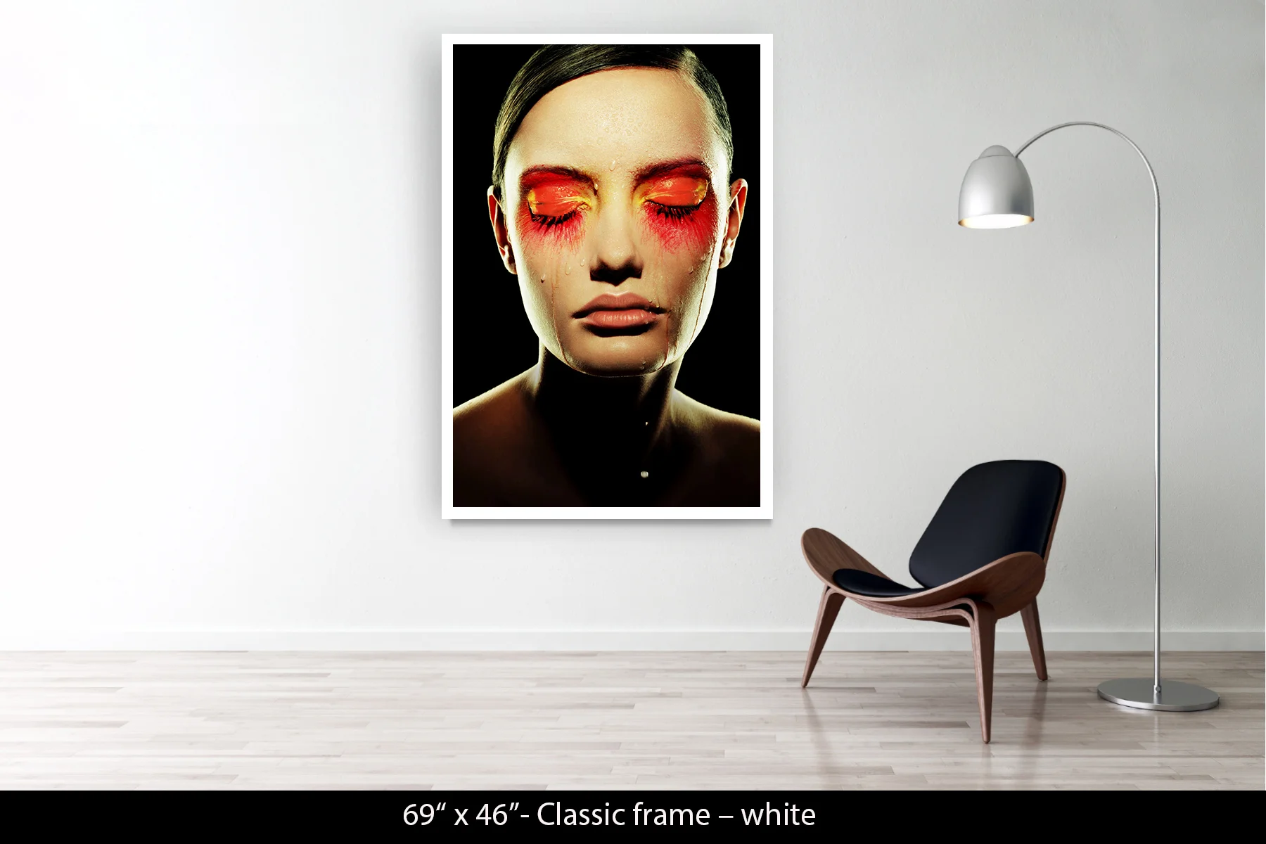 69"x46" | Classic Frame White