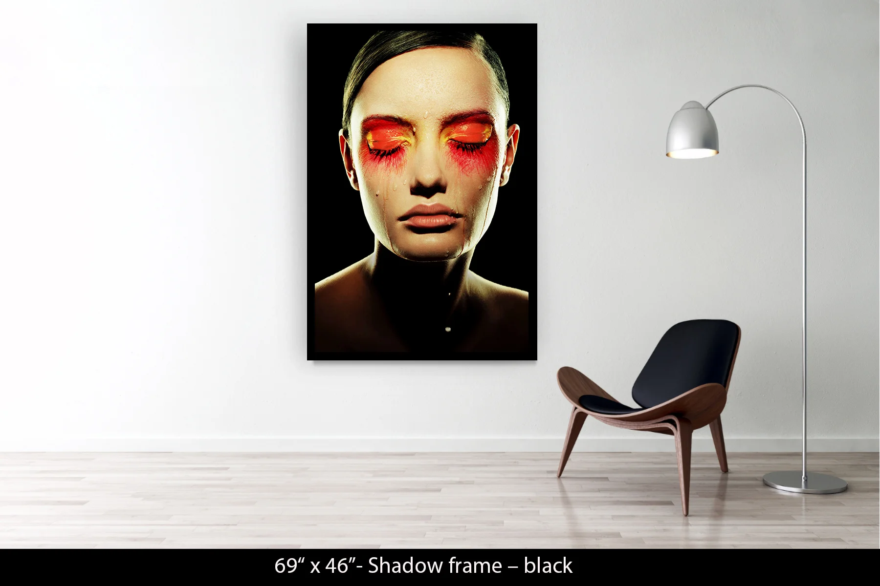 69"x46" | Shadow Frame Black