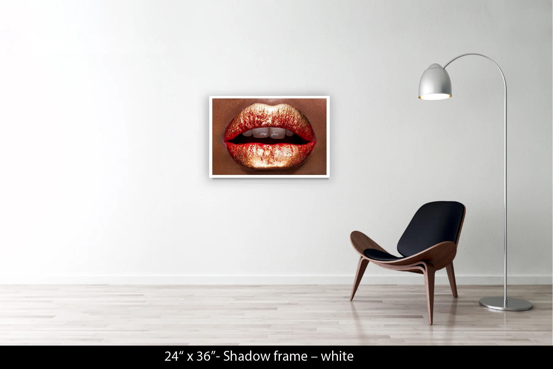 24"x36" | Shadow Frame White