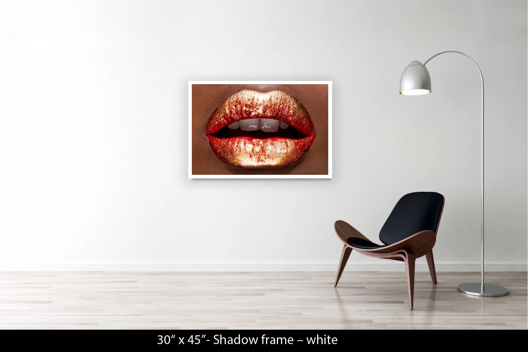30"x45" | Shadow Frame White