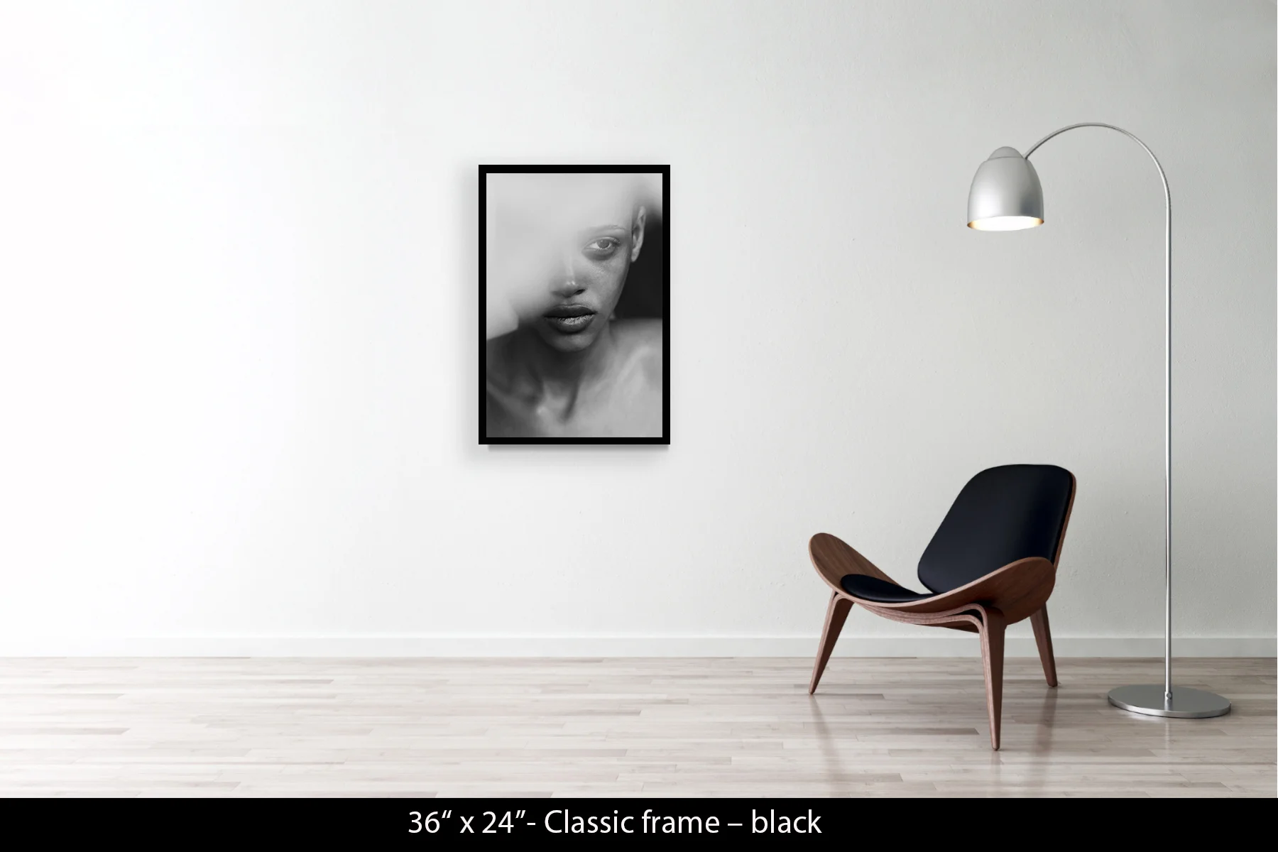 36"x24" | Classic Frame Black