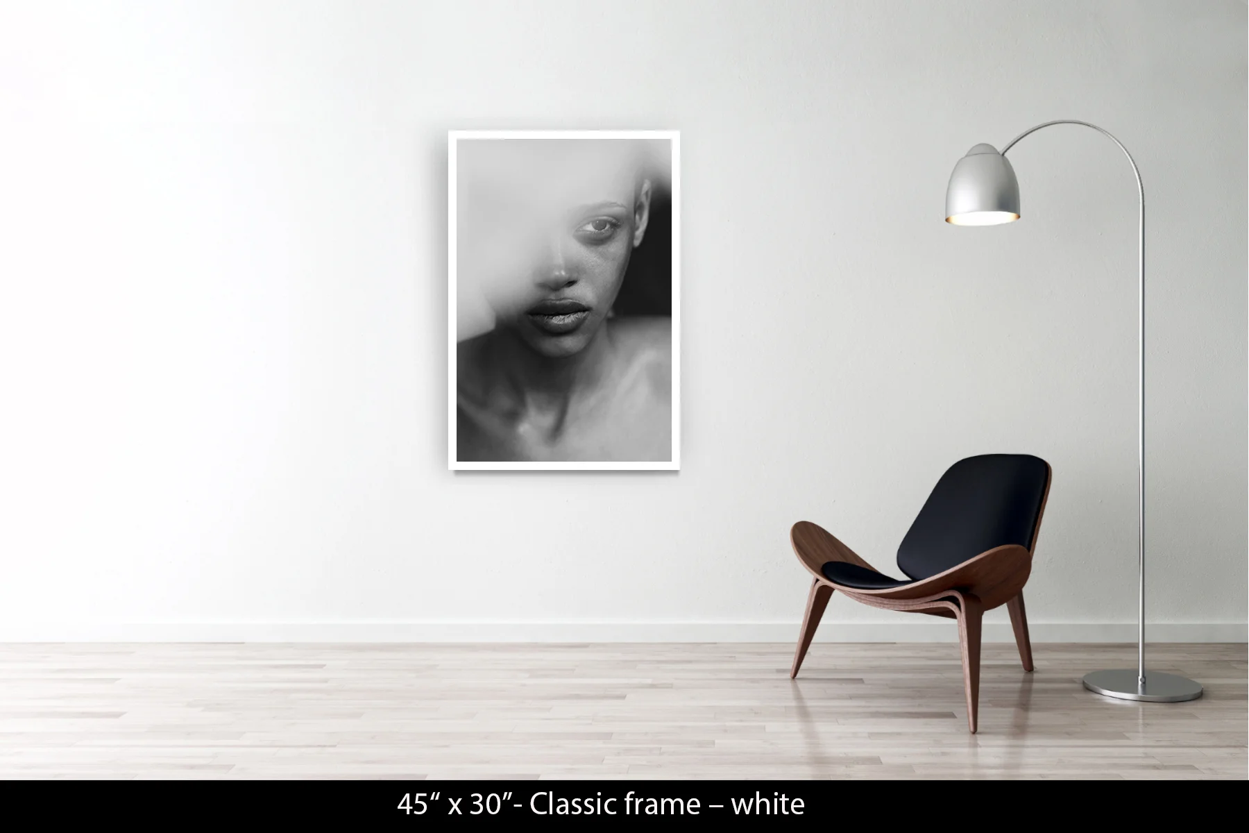 45"x30" | Classic Frame White