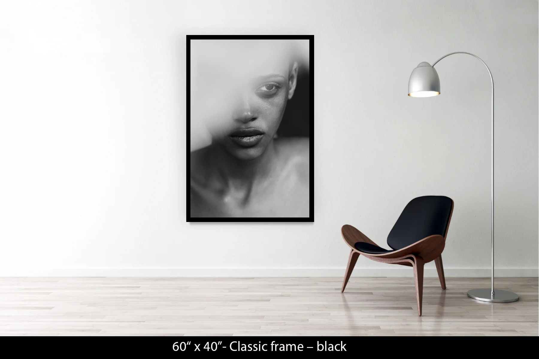 60"x40" | Classic Frame Black