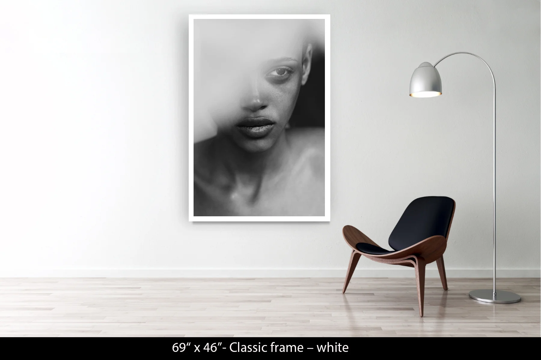 69"x46" | Classic Frame White