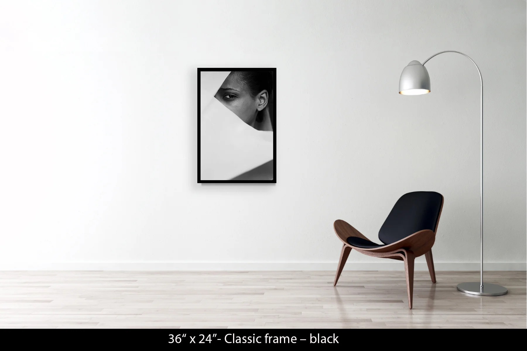 36"x24" | Classic Frame Black