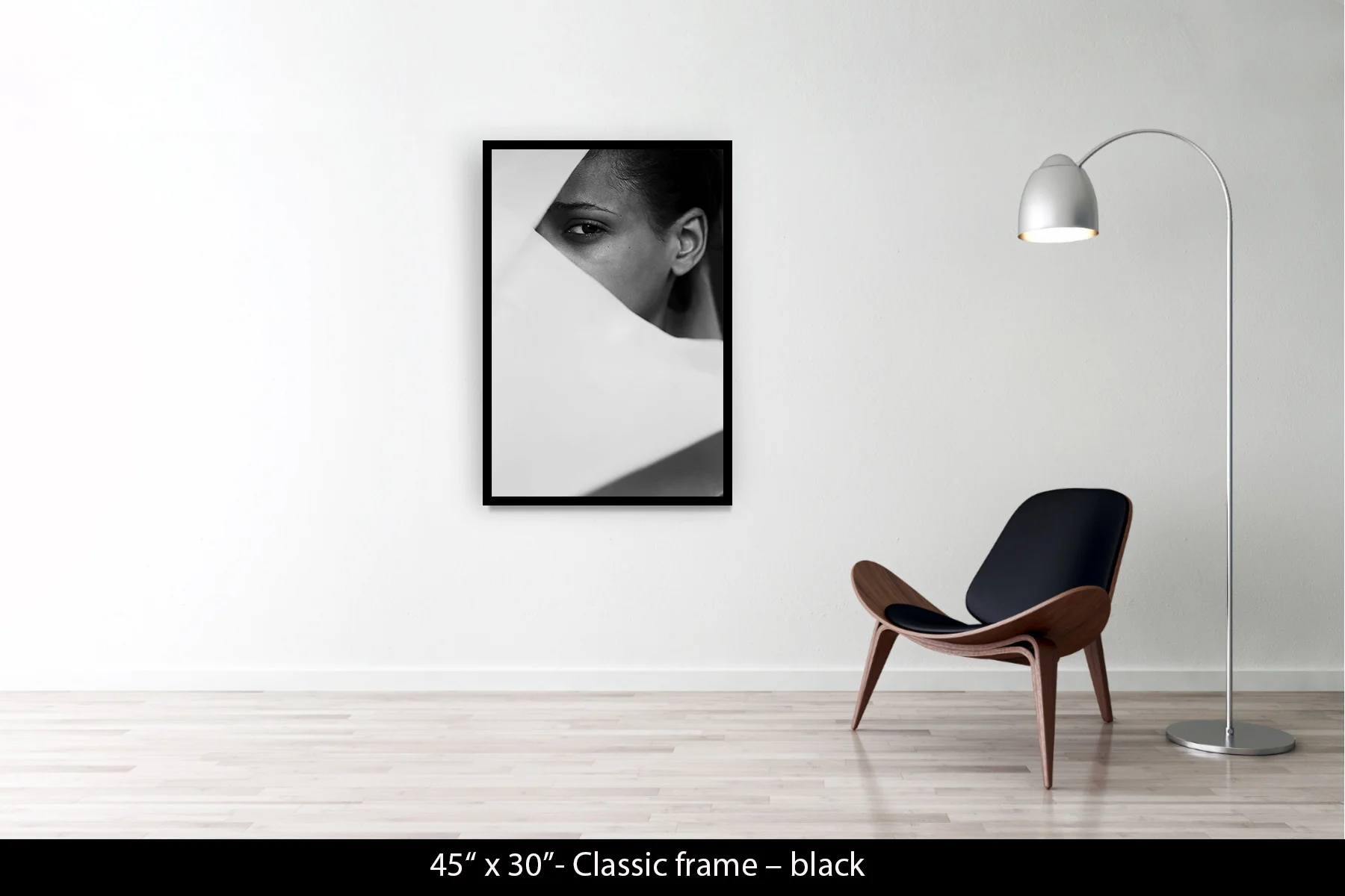 45"x30" | Classic Frame Black