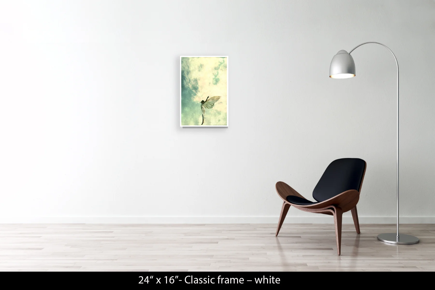 24"x16" | Classic Frame White