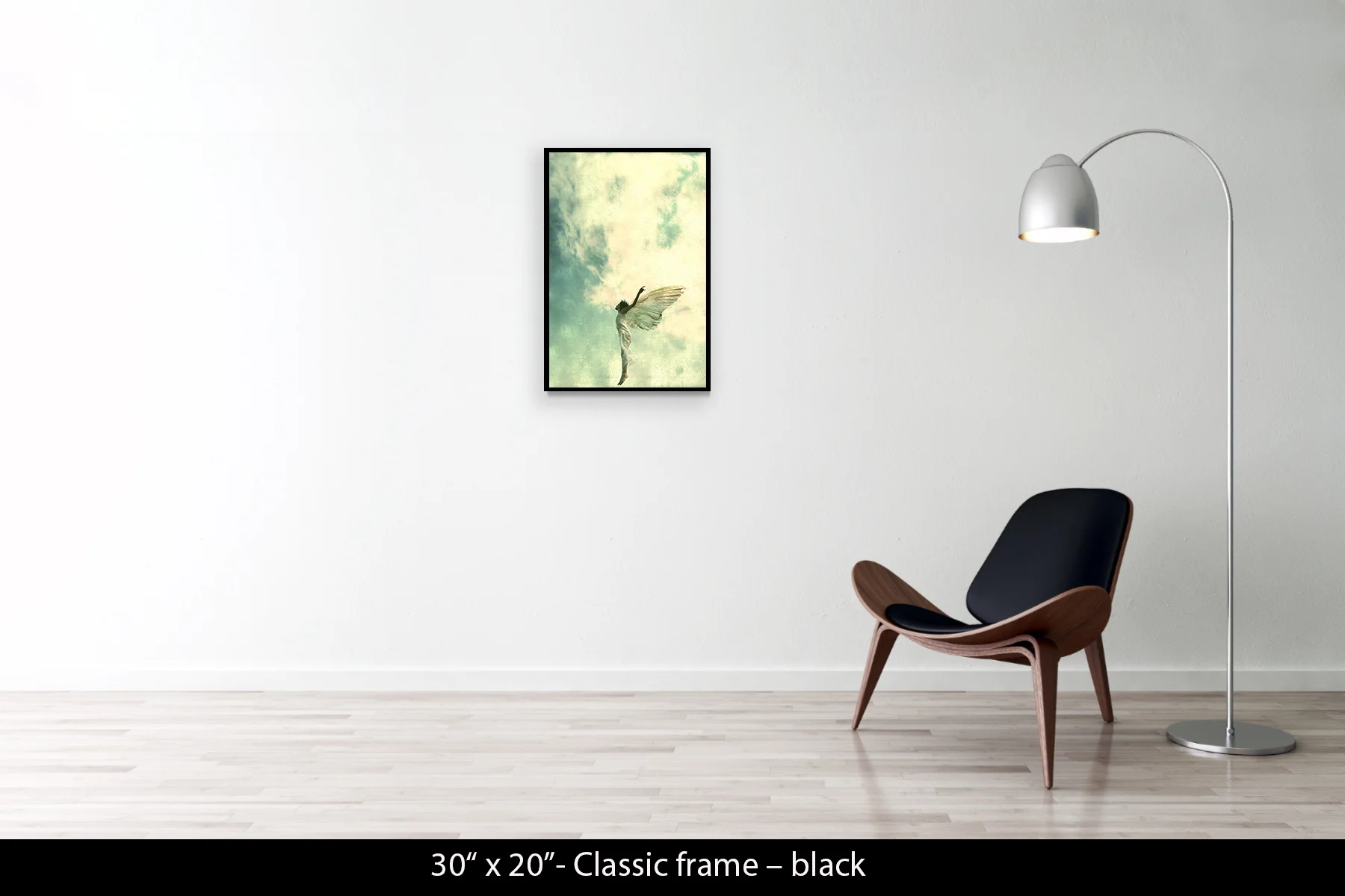 30"x20" | Classic Frame Black