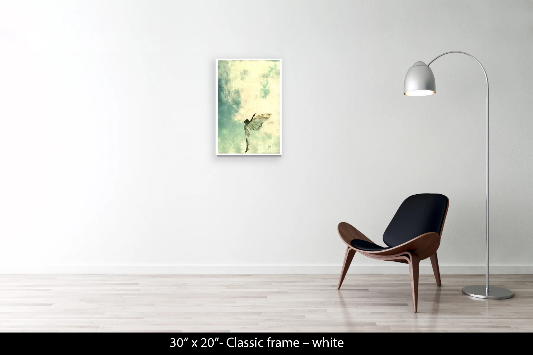 30"x20" | Classic Frame White