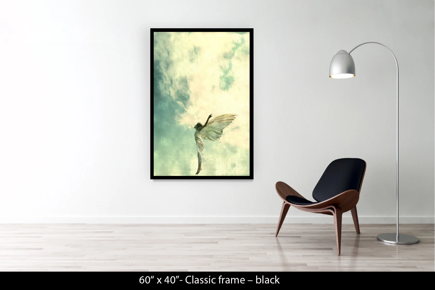 60"x40" | Classic Frame Black