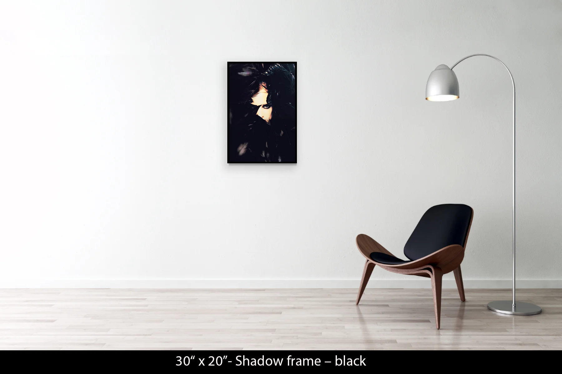 30"x20" | Shadow Frame Black