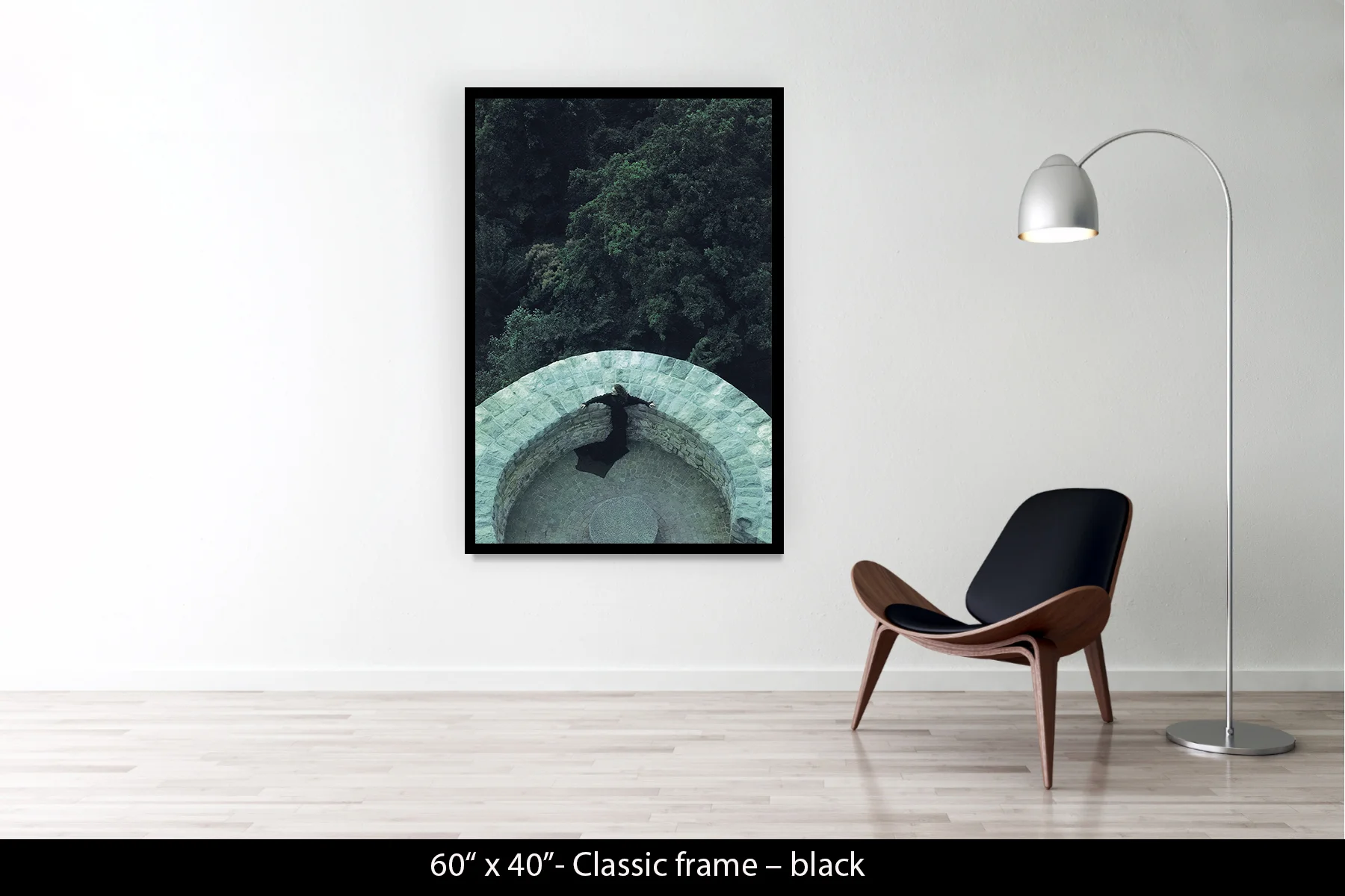 60"x40" | Classic Frame Black