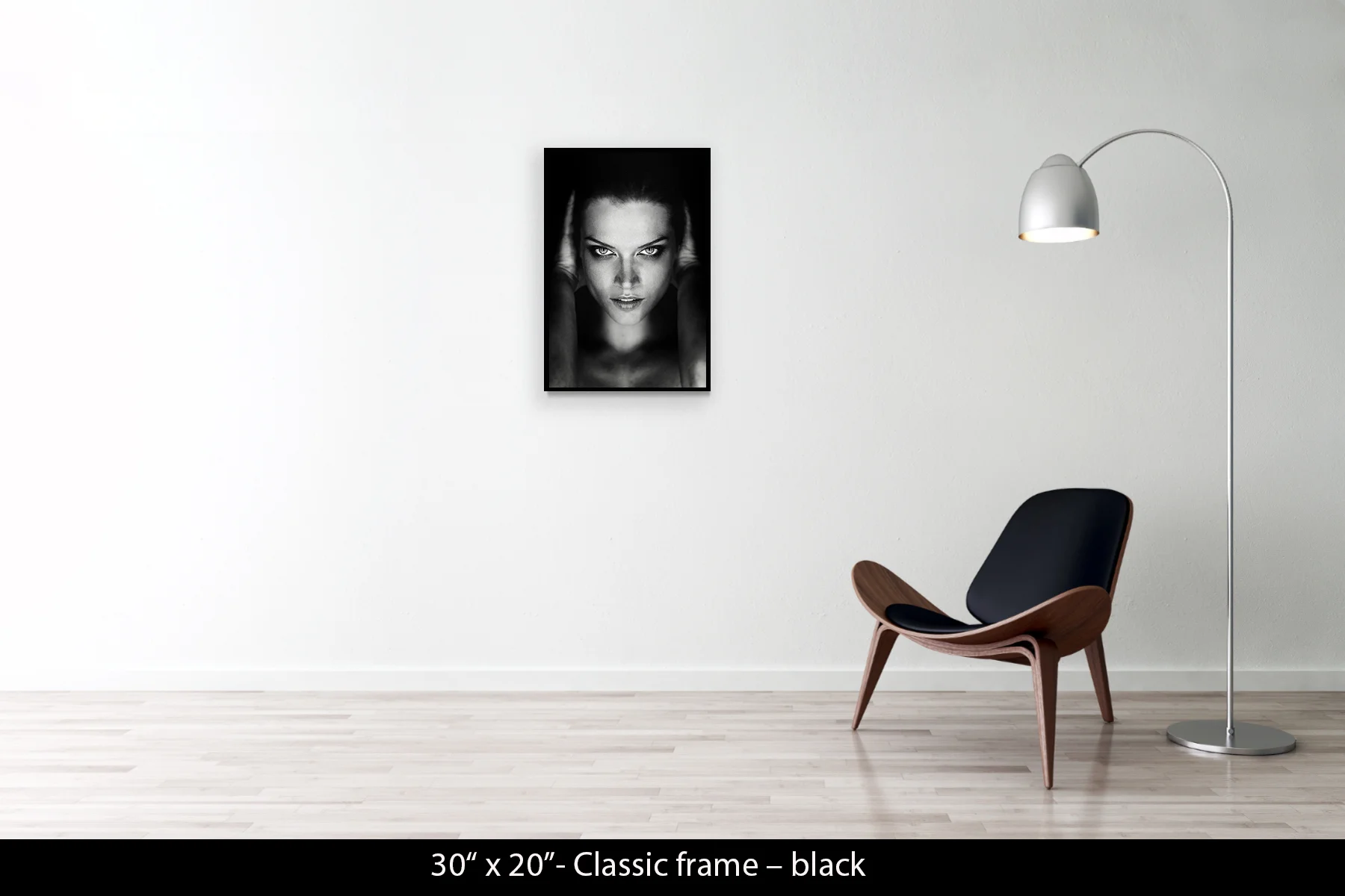 30"x20" | Classic Frame Black