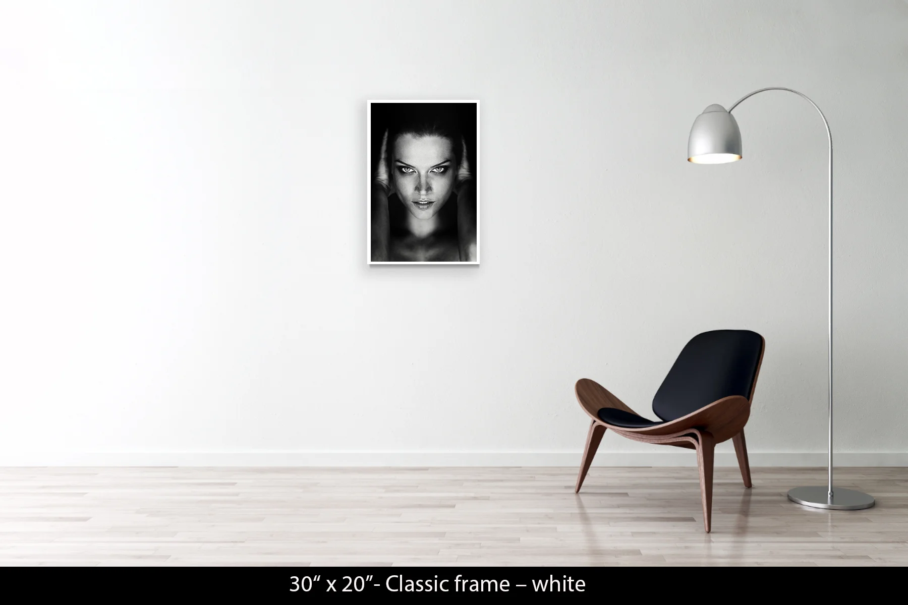 30"x20" | Classic Frame White