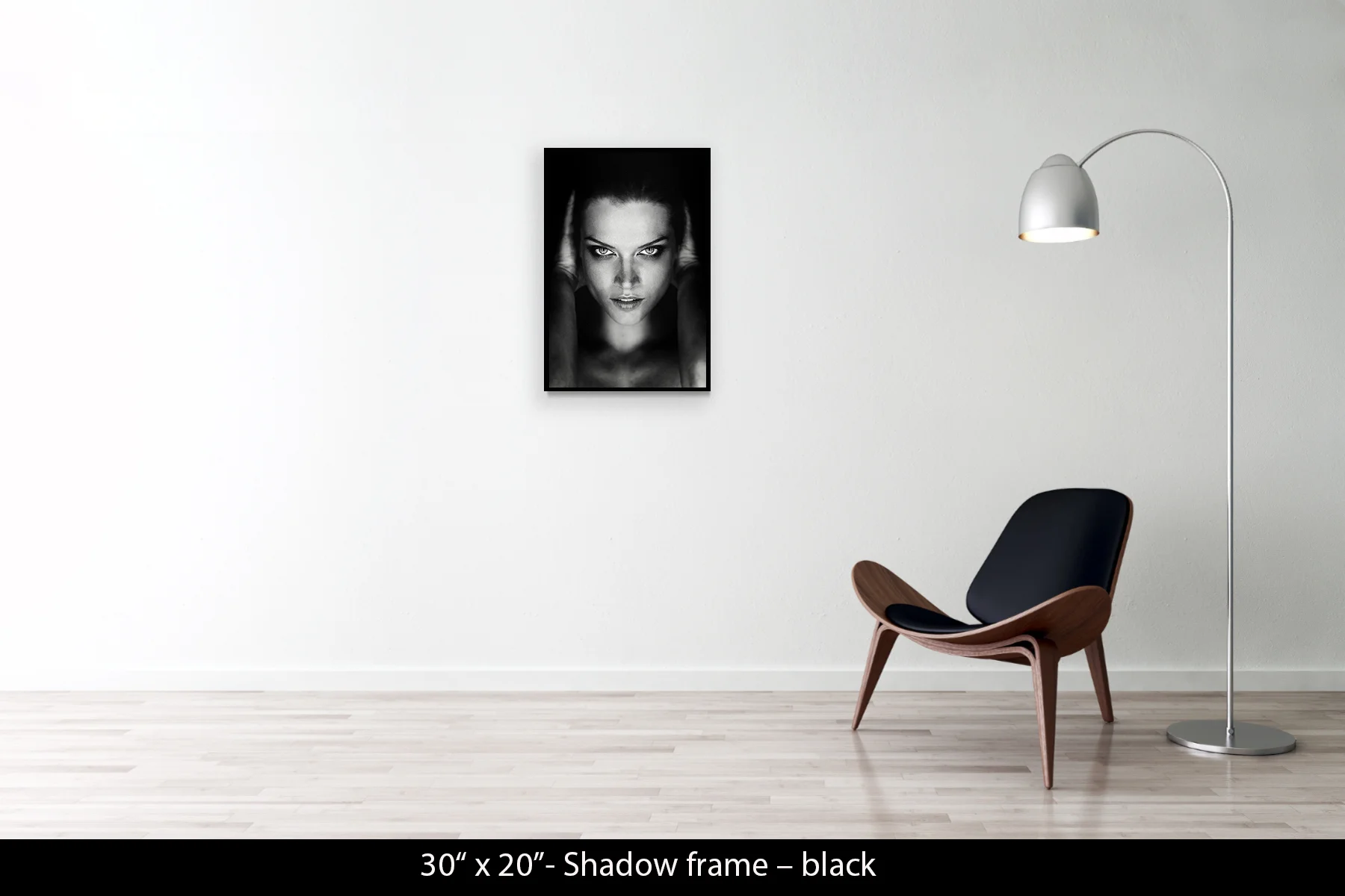 30"x20" | Shadow Frame Black