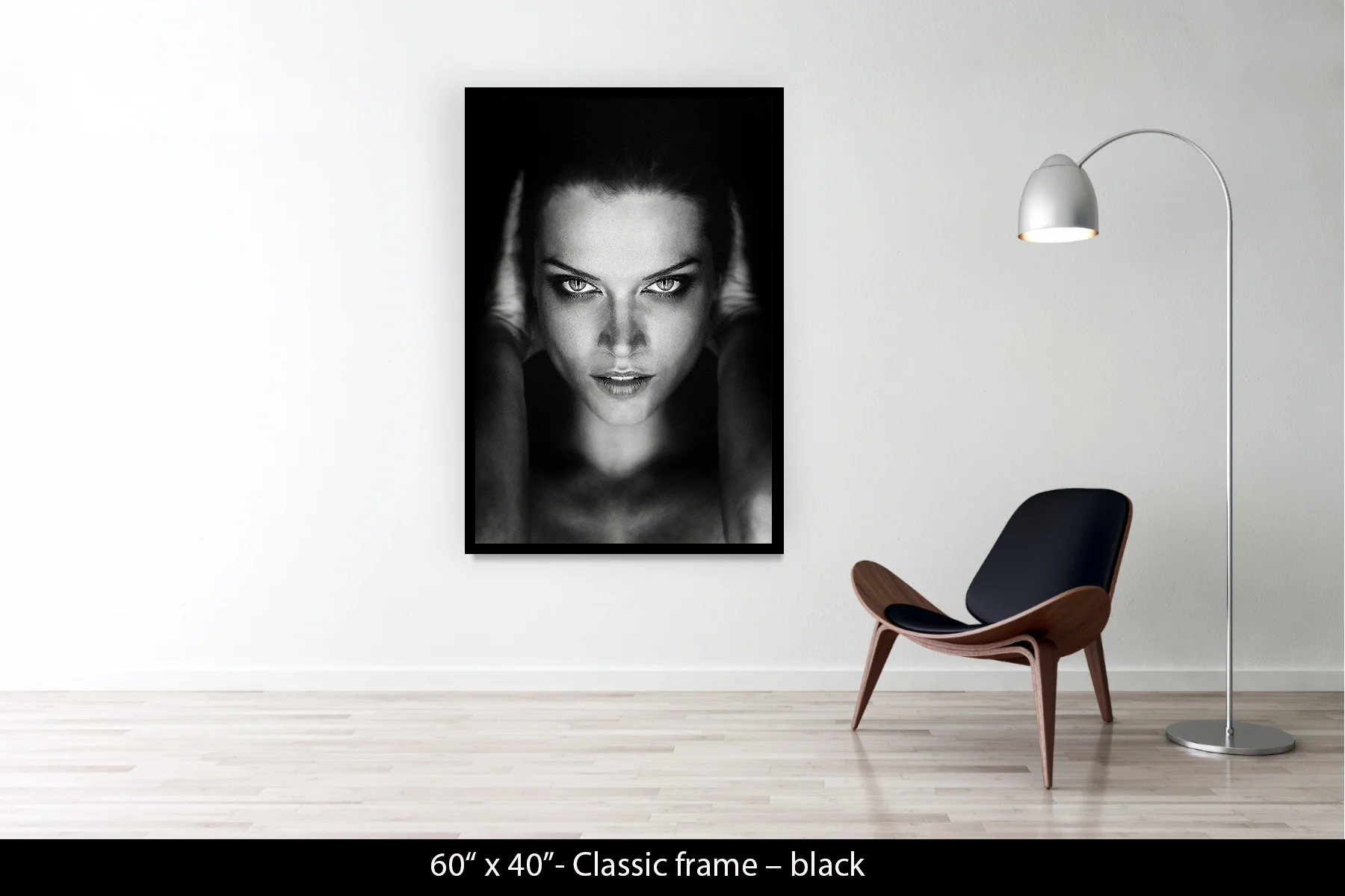 60"x40" | Classic Frame Black